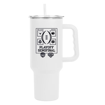 2025 College Football Playoffs 4 Team Semifinals 40oz Screenprint PC Tumbler