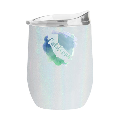 California 16oz Local State Pride Iridescent Curved Beverage