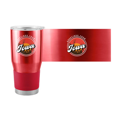 Iowa 30oz Local State Pride Stainless Tumbler