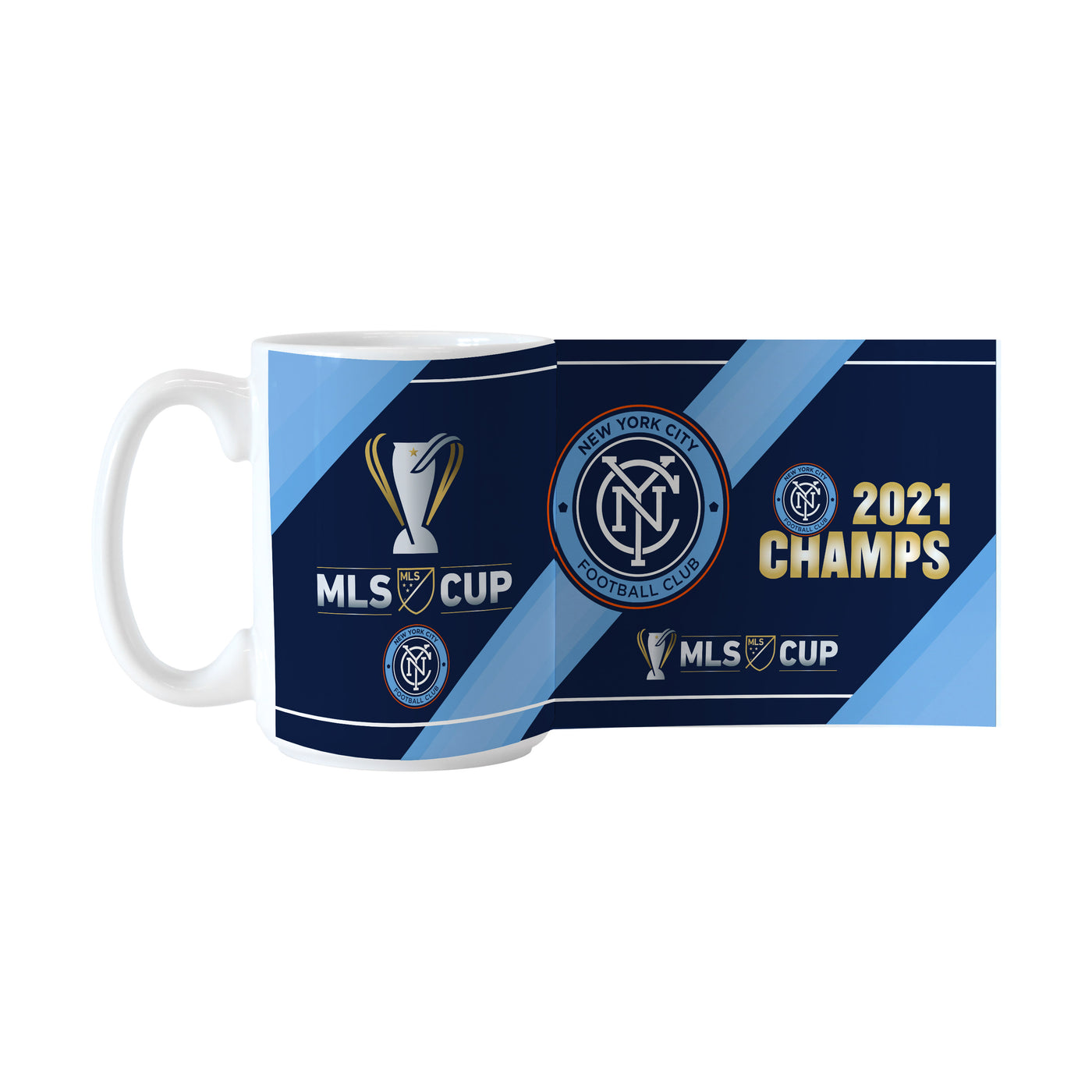 New York City FC 15oz 2021 MLS Champions Sublimated Mug