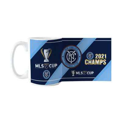 New York City FC 15oz 2021 MLS Champions Sublimated Mug