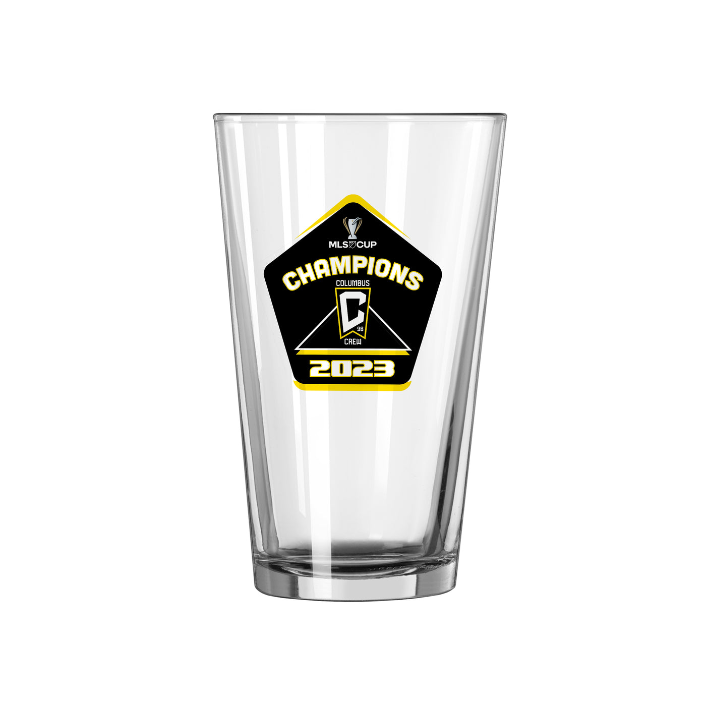Columbus Crew 16oz 2023 MLS Cup Champions Pint Glass