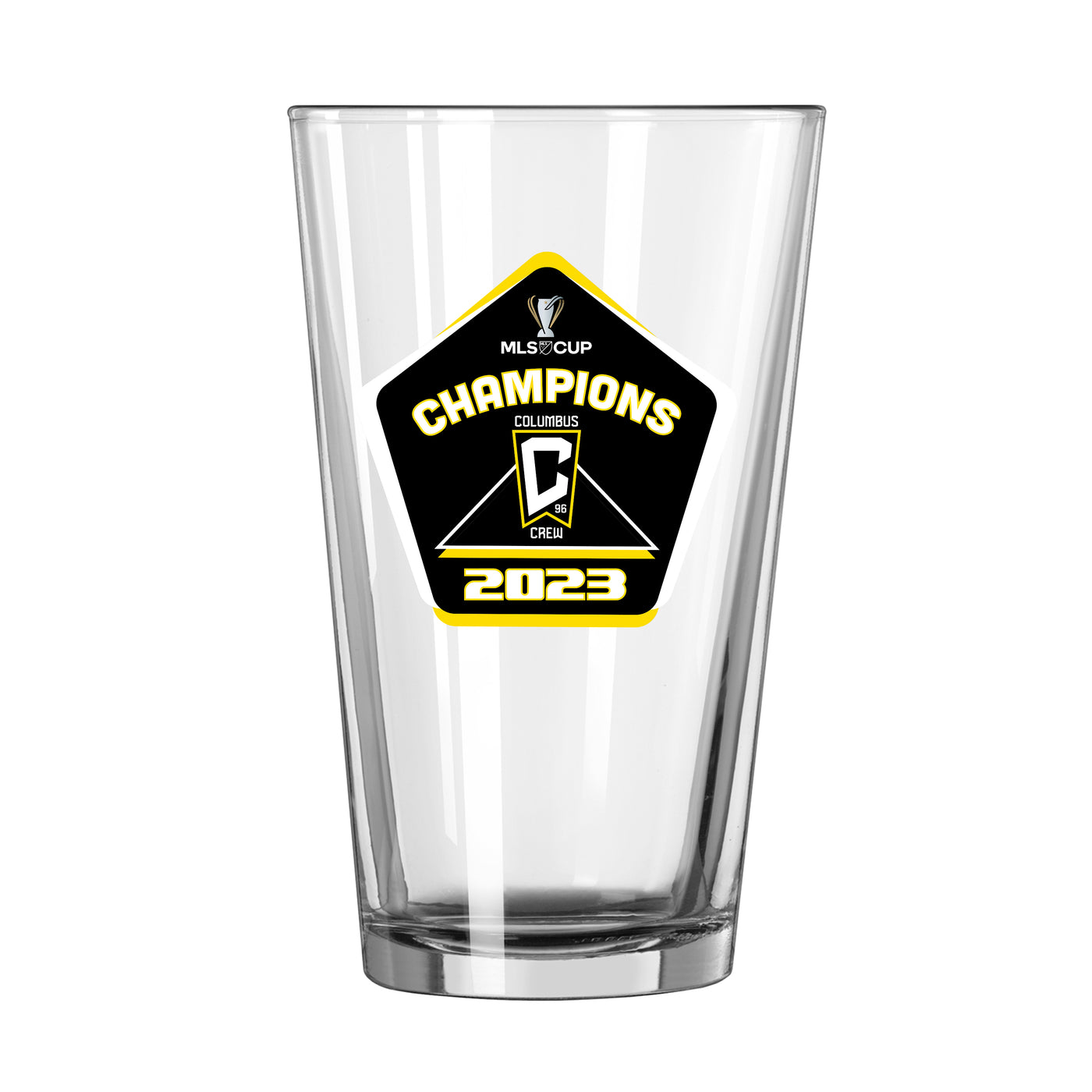 Columbus Crew 16oz 2023 MLS Cup Champions Pint Glass