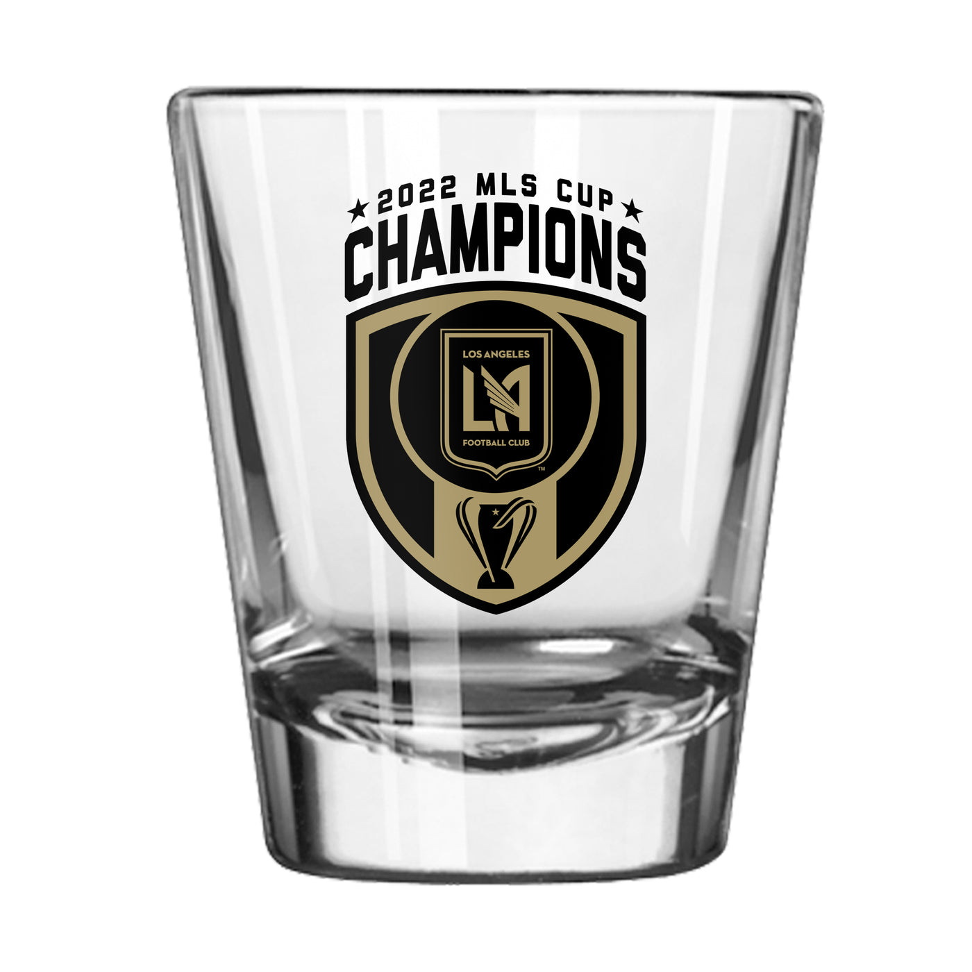 LA FC MLS Cup Champs 2oz Shot Glass