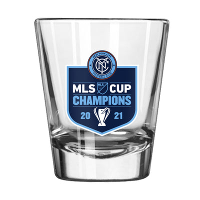 New York City FC 2oz 2021 MLS Champions Shot Glass
