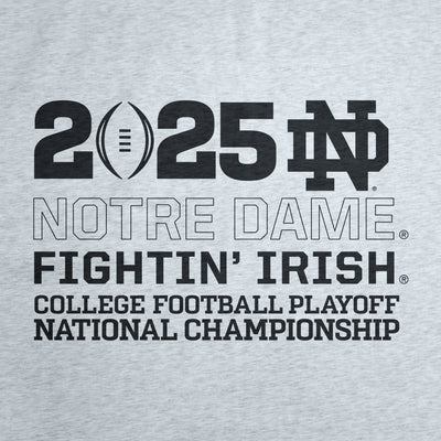 Notre Dame 2025 Championship Bound Sublimated Sweatshirt Blanket