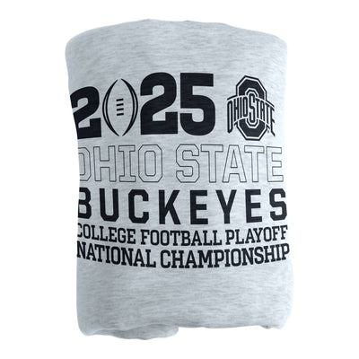 Ohio State 2025 Championship Bound Sublimated Sweatshirt Blanket