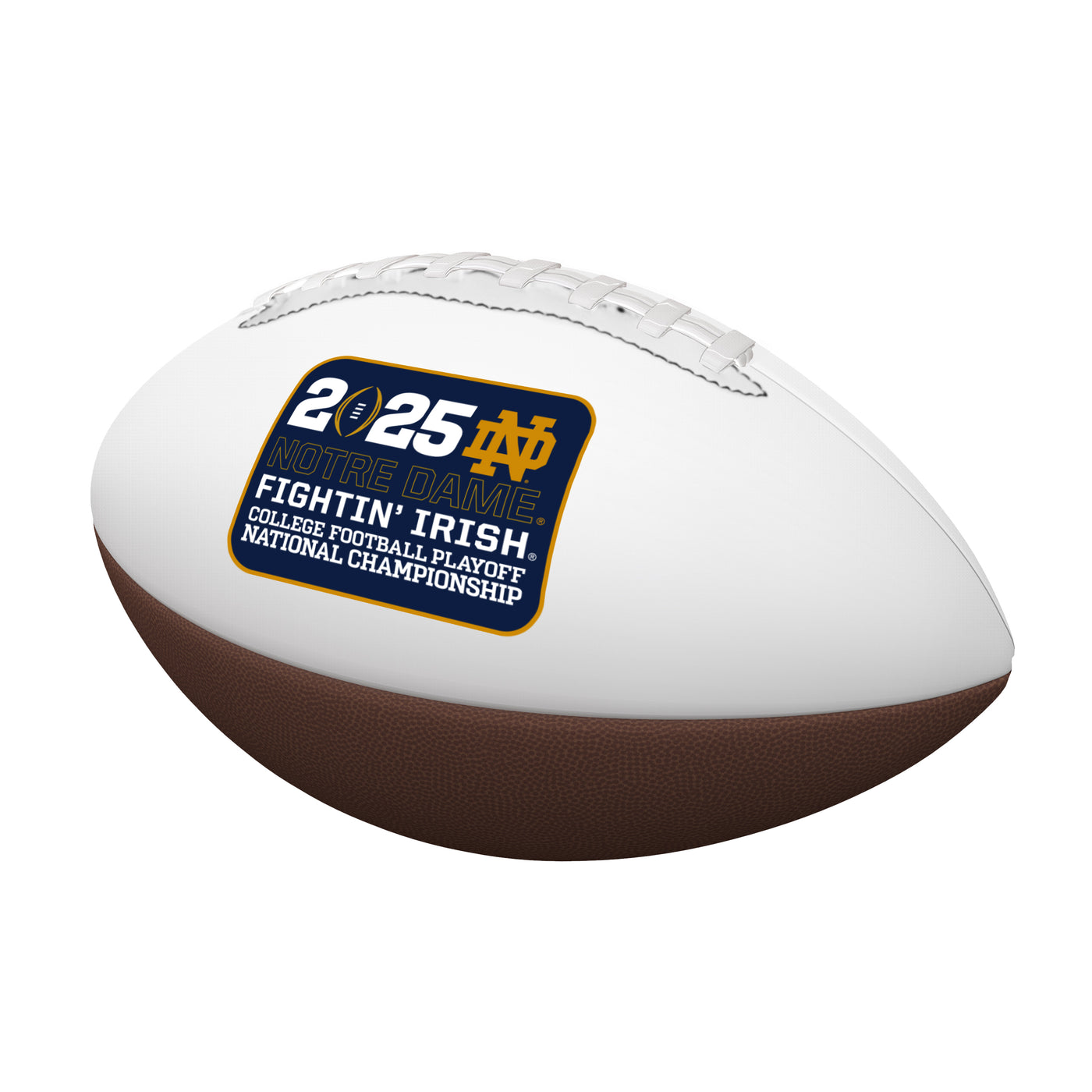 Notre Dame 2025 Championship Bound Full Size Autograph Football