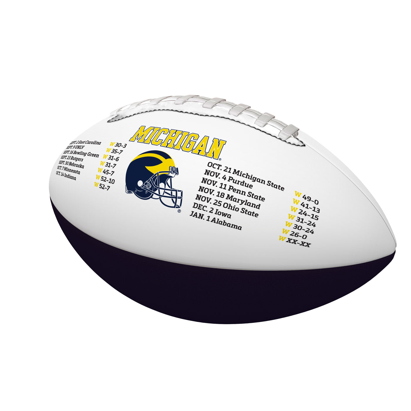 Michigan 2023 CFP National Champions Full Size Signature Football