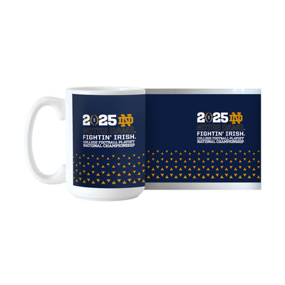 Notre Dame 2025 Championship Bound 15oz Sublimated Mug