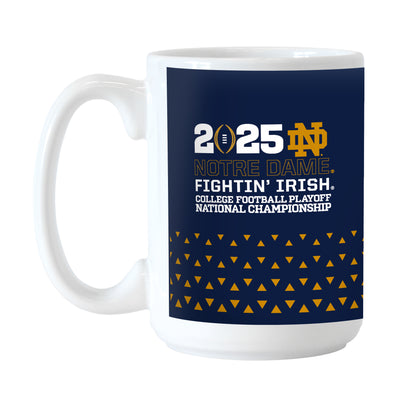 Notre Dame 2025 Championship Bound 15oz Sublimated Mug