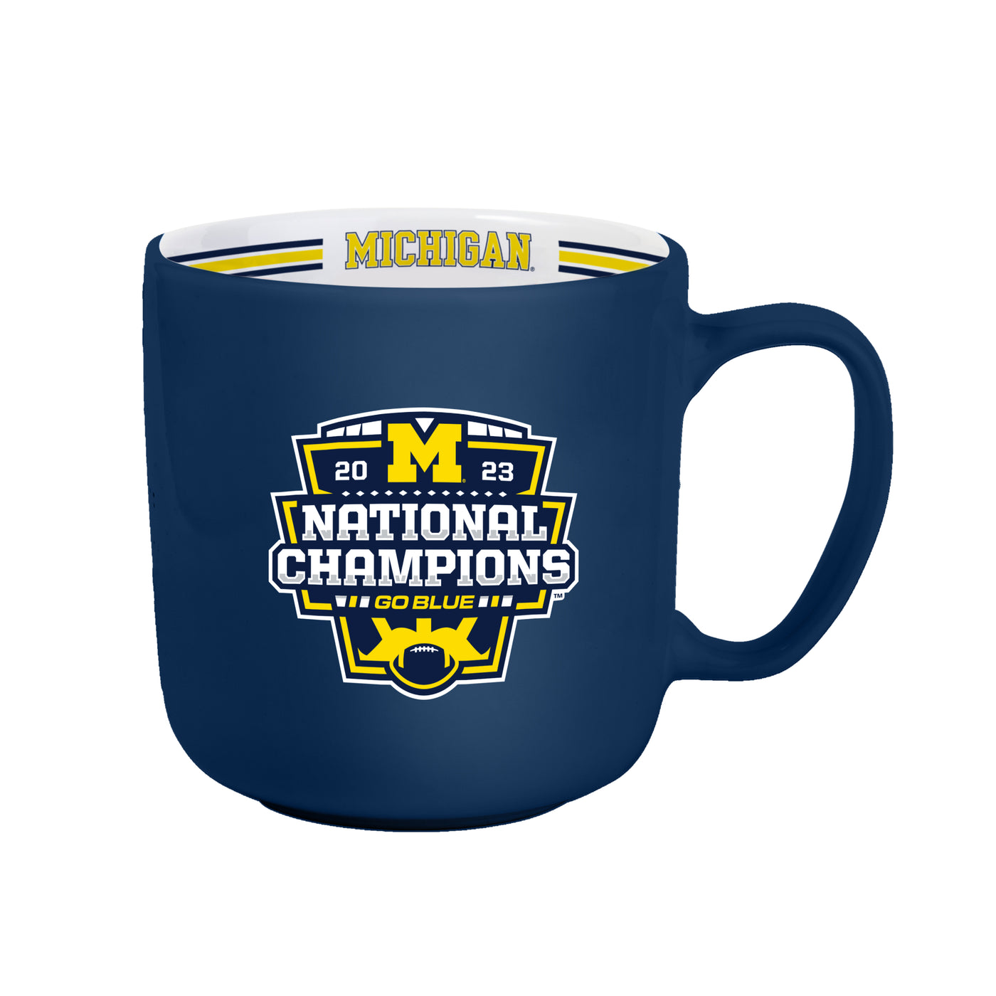 Michigan 2023 CFP National Champions 15oz Stripe Mug