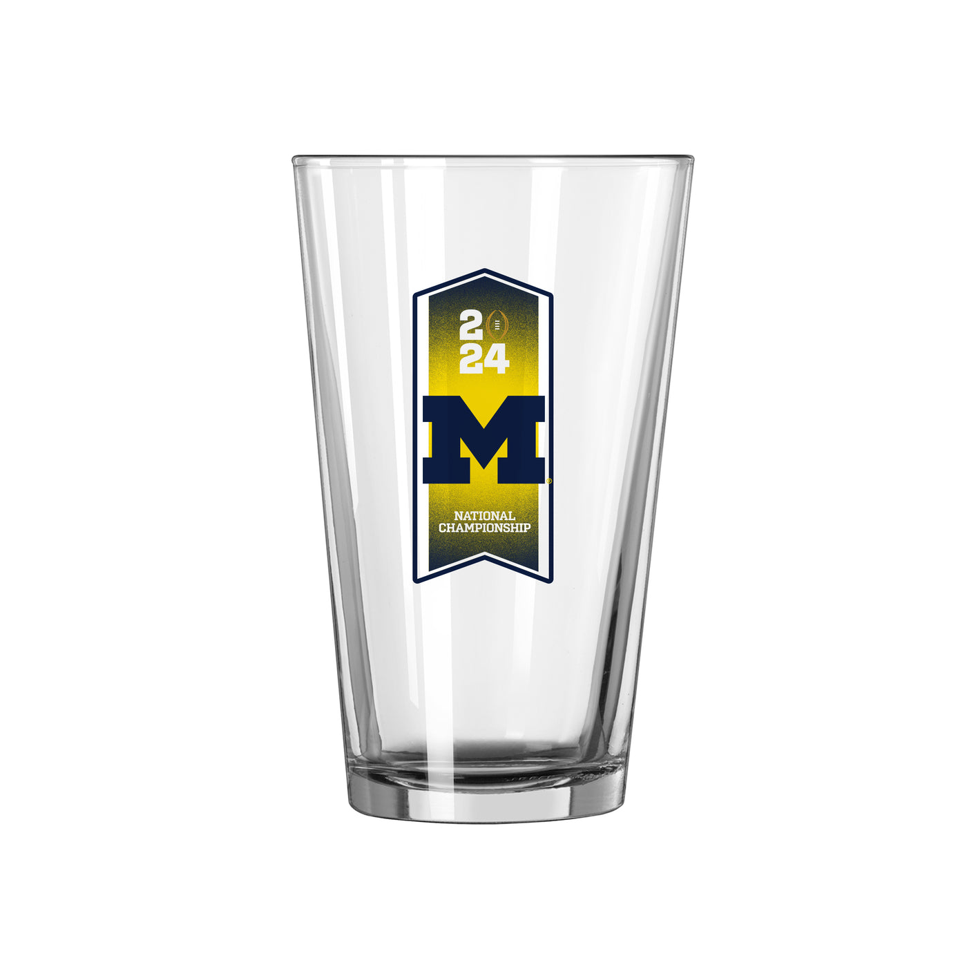 Michigan 2024 CFP Bound 16oz Pint Glass