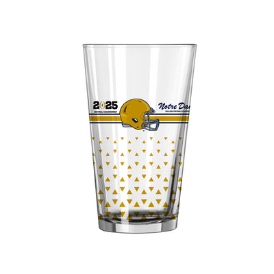 Notre Dame 2025 Championship Bound 16oz Pint Glass