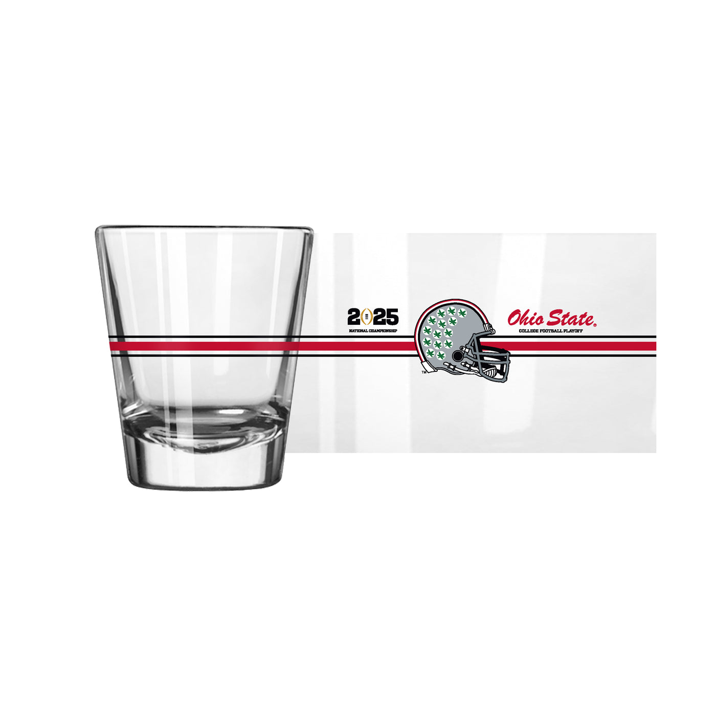 Ohio State 2025 Championship Bound 2oz Shot Glass