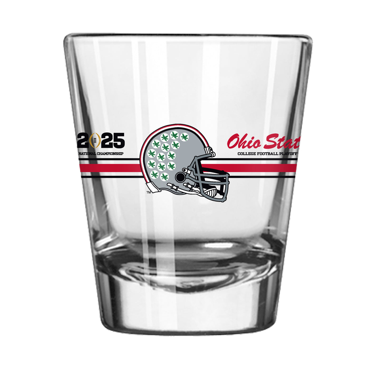 Ohio State 2025 Championship Bound 2oz Shot Glass