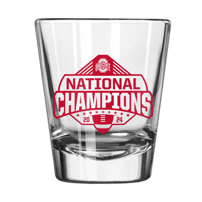 Ohio State 2024 National Champions 2oz Screenprint Shot Glass