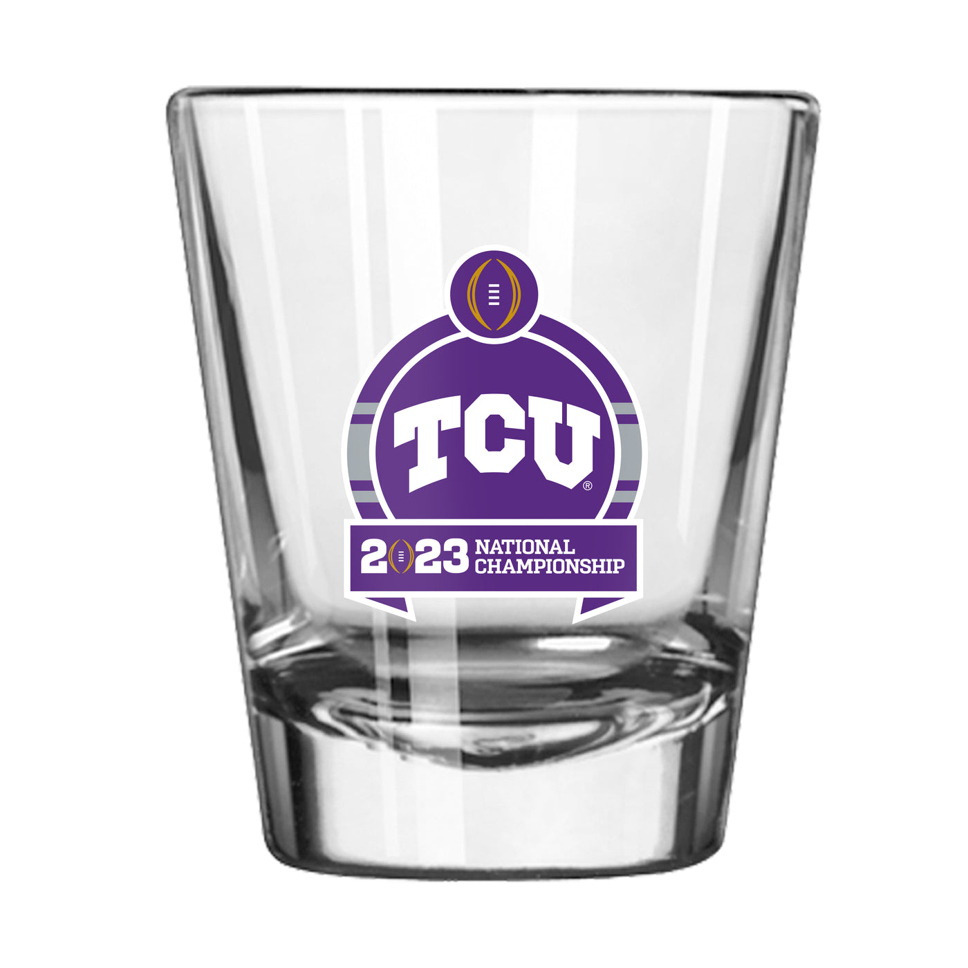 TCU 2023 CFP Bound 2oz Shot Glass