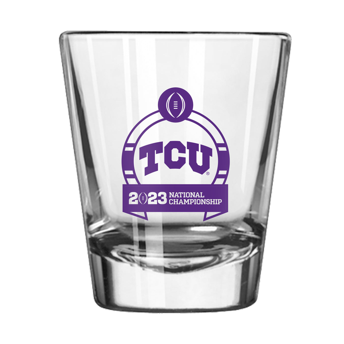 TCU 2023 CFP Bound 2oz Screen Print Shot Glass