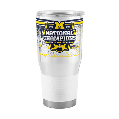 Michigan 2023 CFP National Champions 30oz Stainless Tumbler
