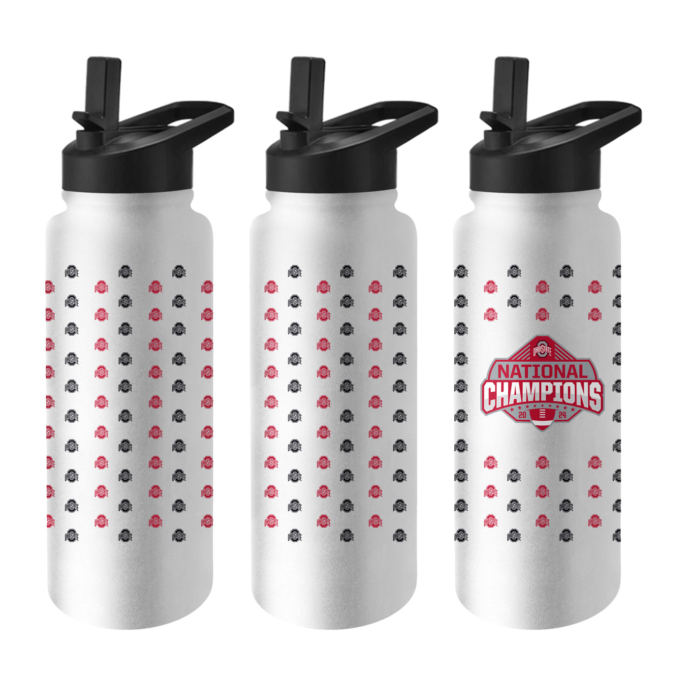 Ohio State 2024 National Champions 34oz Quencher Bottle