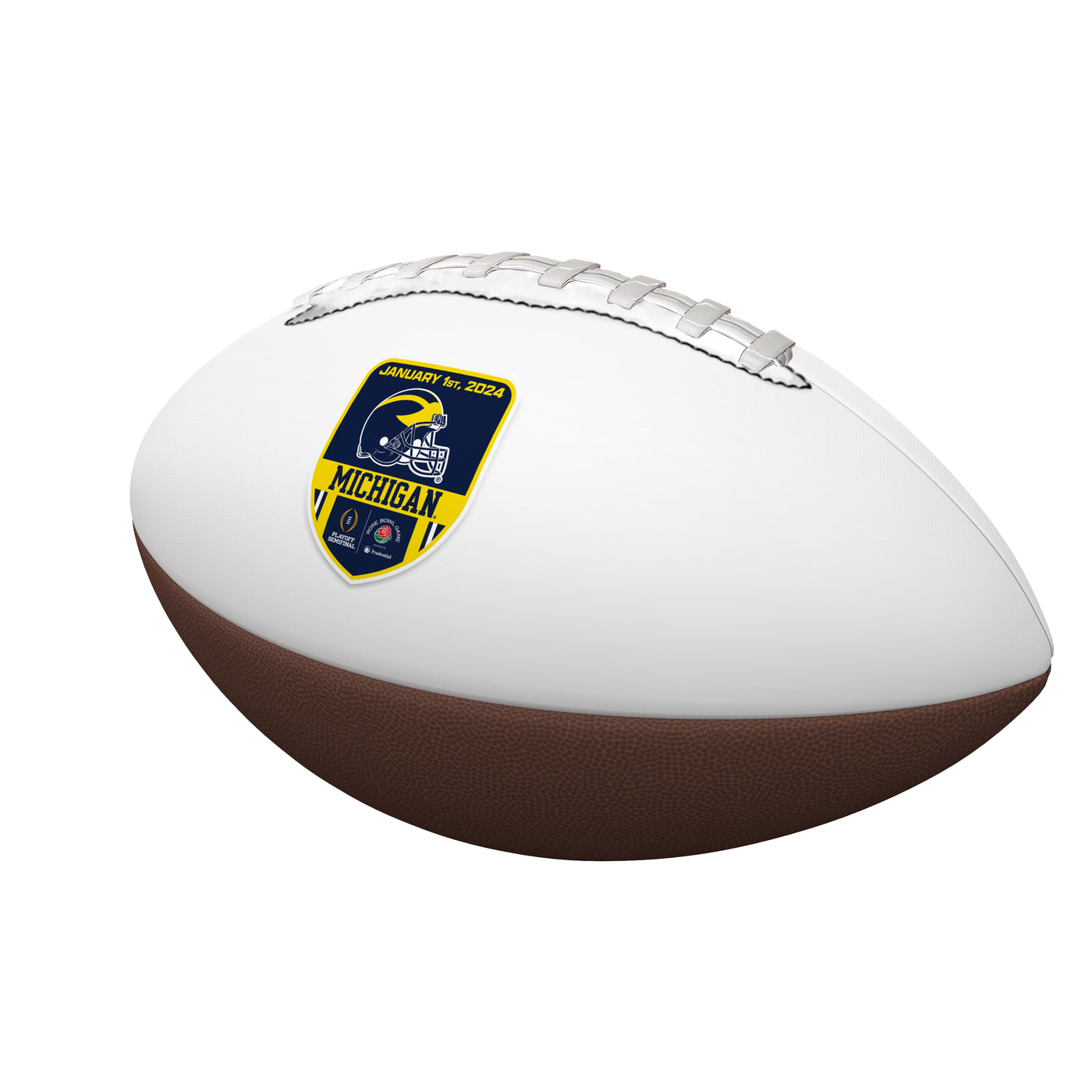 Michigan 2024 Rose Bowl Bound Full Size Autograph Football