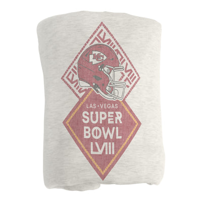 Kansas City Chiefs SB 58 Bound Sublimated Sweatshirt Blanket