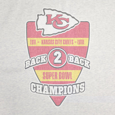 Kansas City Chiefs SB 58 Champions Back to Back Sublimated Sweatshirt Blanket
