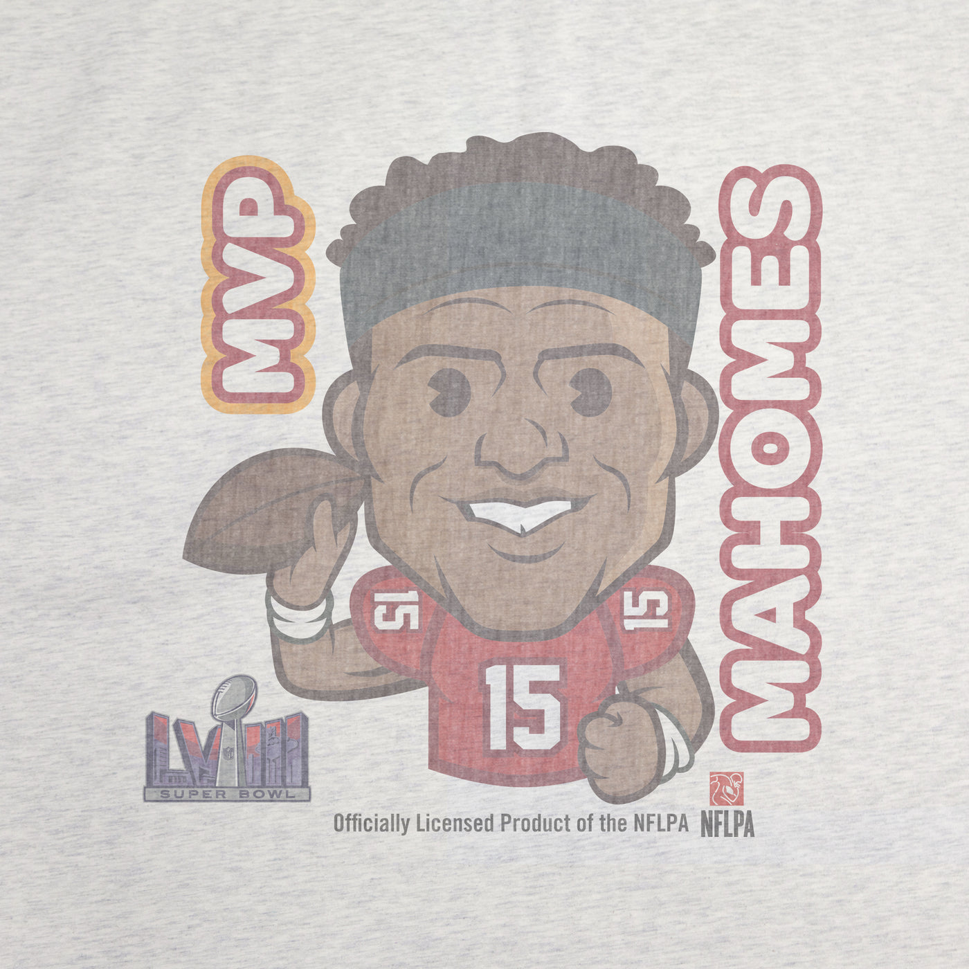 Kansas City Chiefs SB 58 Champions MVP Sublimated Sweatshirt Blanket