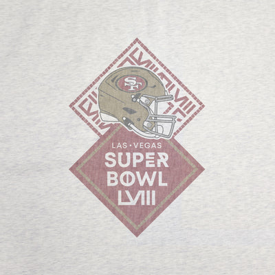 San Francisco 49ers SB 58 Bound Sublimated Sweatshirt Blanket