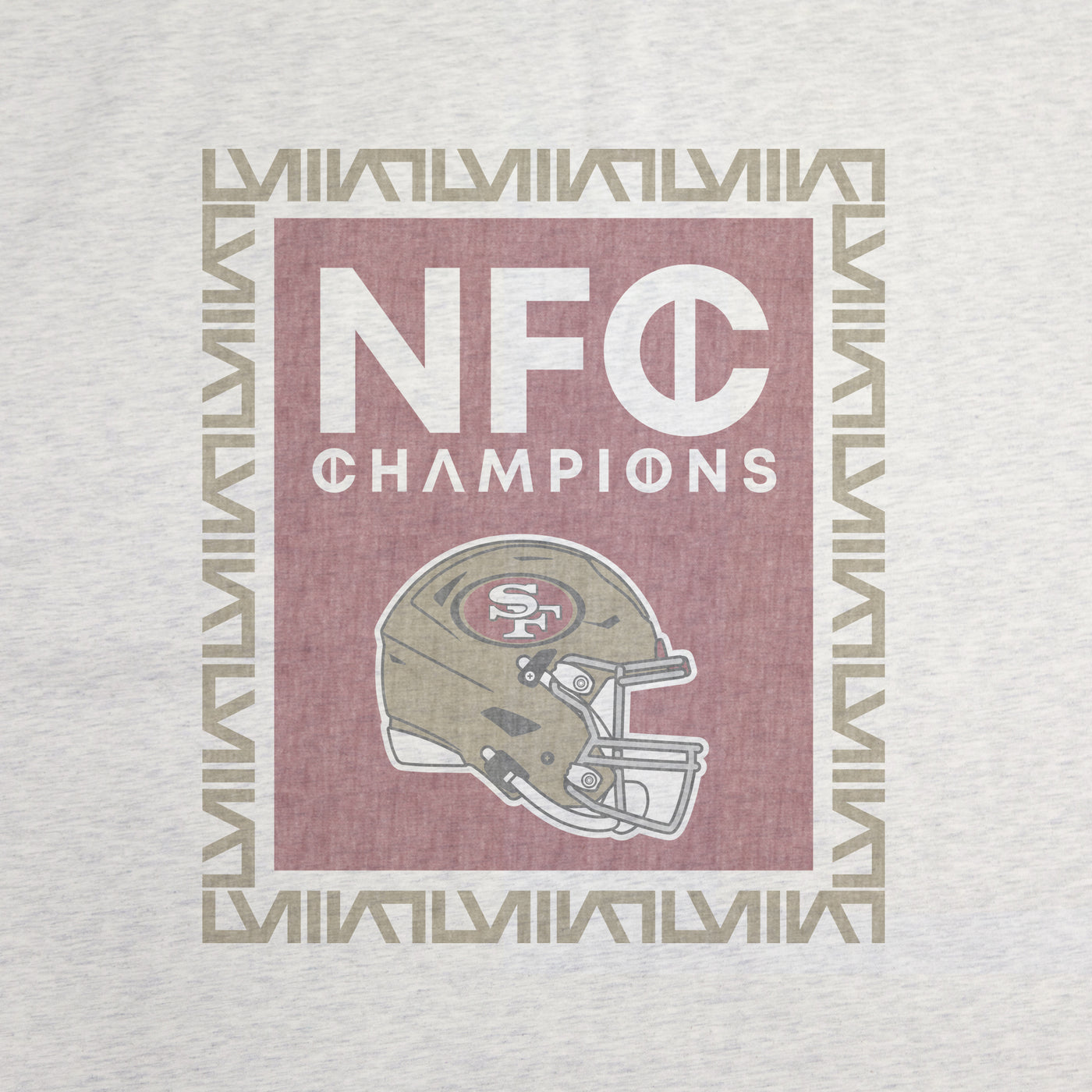 San Francisco 49ers Conference Champs Sublimated Sweatshirt Blanket