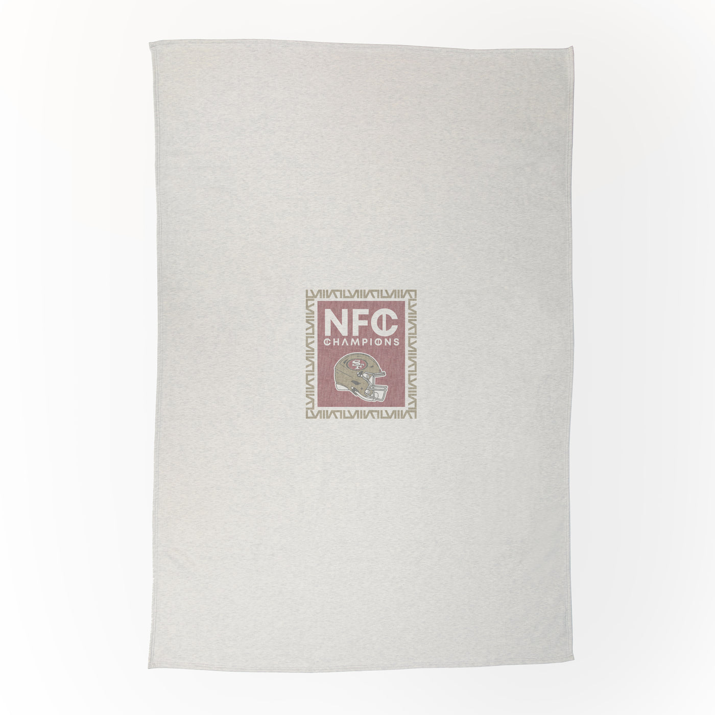 San Francisco 49ers Conference Champs Sublimated Sweatshirt Blanket