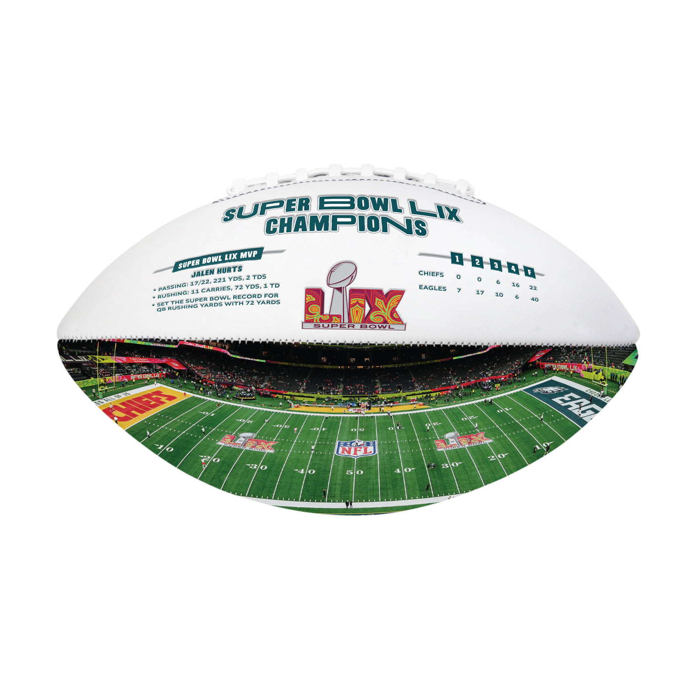 Philadelphia Eagles SB 59 Champions Full Size Debossed Football
