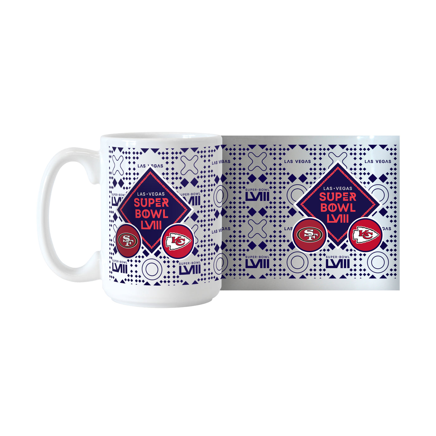 Super Bowl 58 15oz Dueling Sublimated Mug