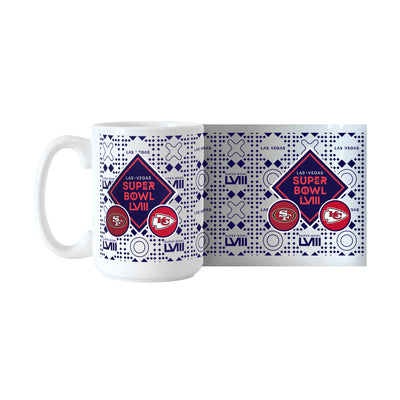Super Bowl 58 15oz Dueling Sublimated Mug