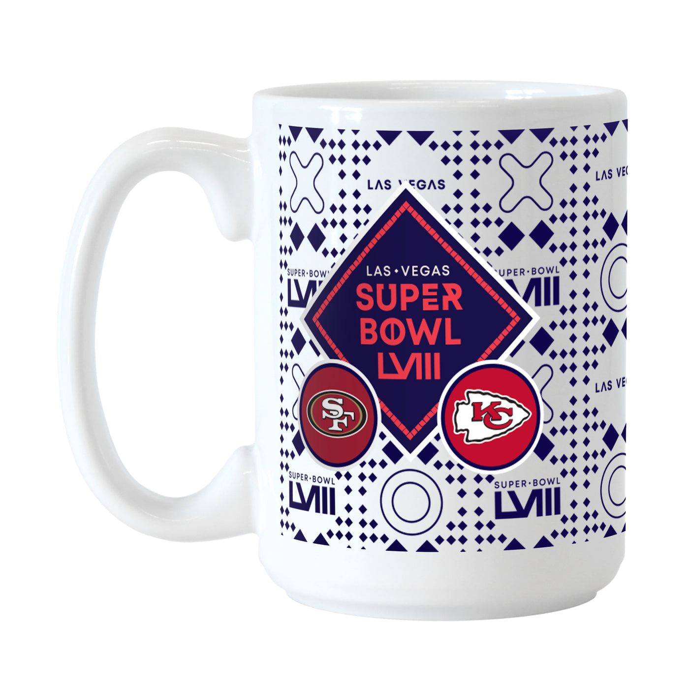 Super Bowl 58 15oz Dueling Sublimated Mug
