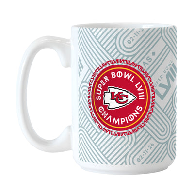 Kansas City Chiefs 15oz Super Bowl LVIII Champions Sublimated Mug