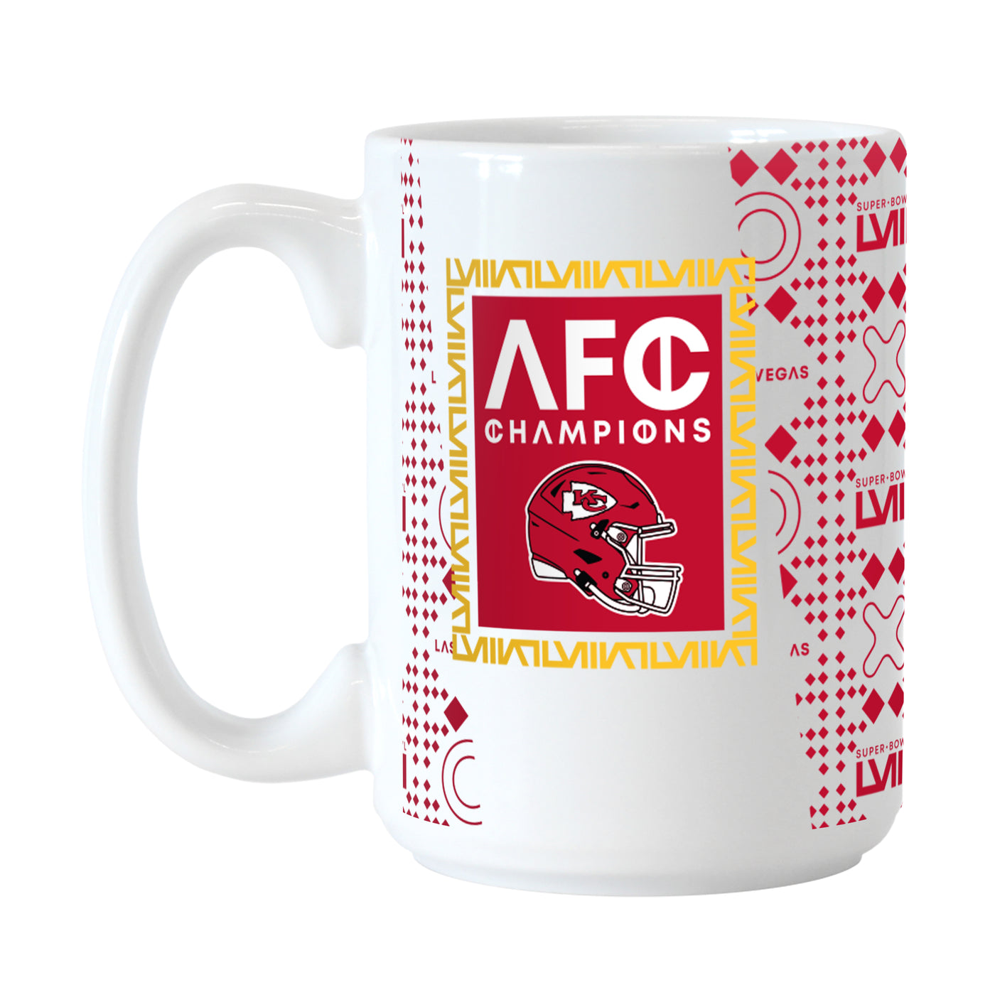 Kansas City Chiefs 15oz Conference Champs Roster Sublimated Mug