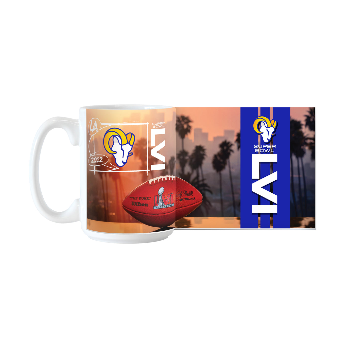 LA Rams 15oz SB Bound Sublimated Mug