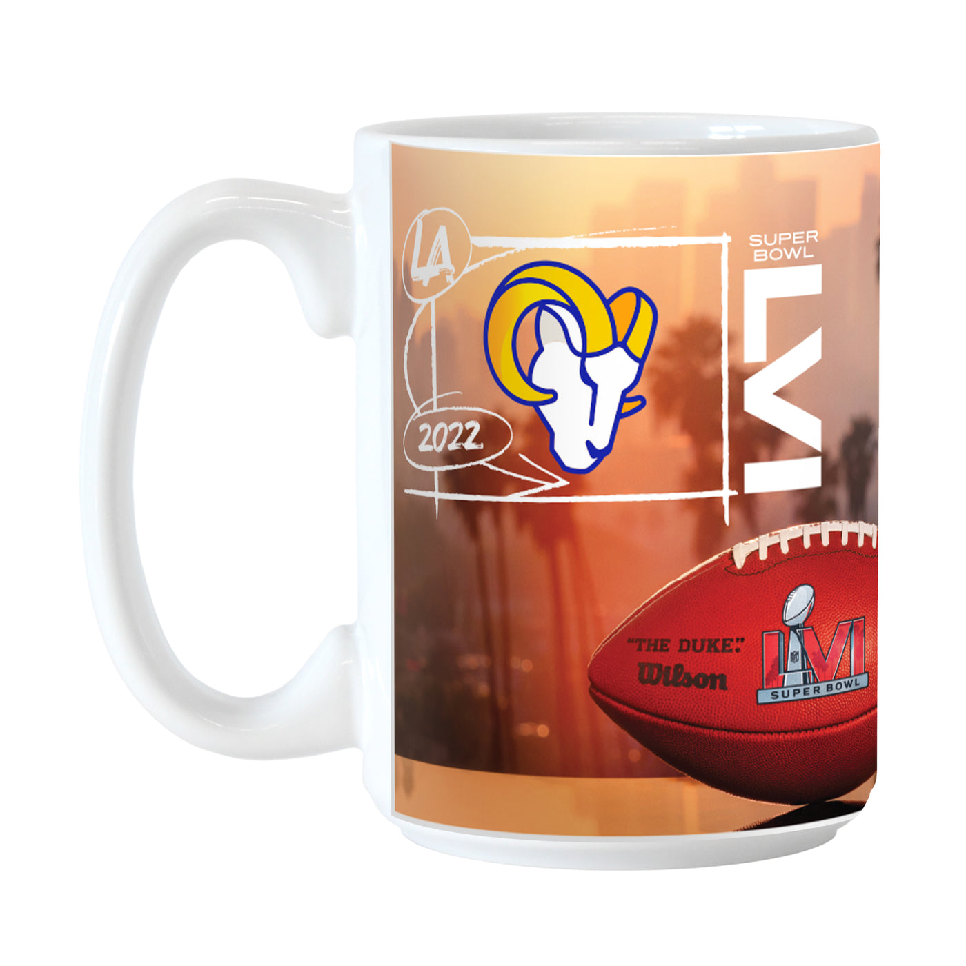 LA Rams 15oz SB Bound Sublimated Mug
