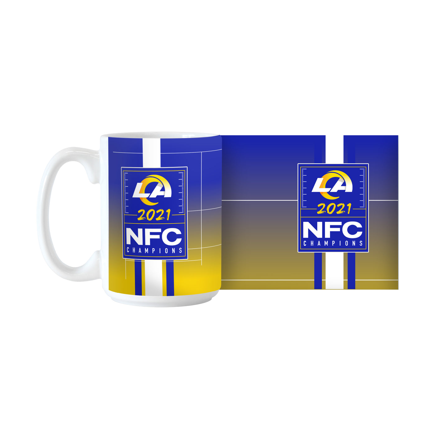 LA Rams 15oz Conference Champs Sublimated Mug
