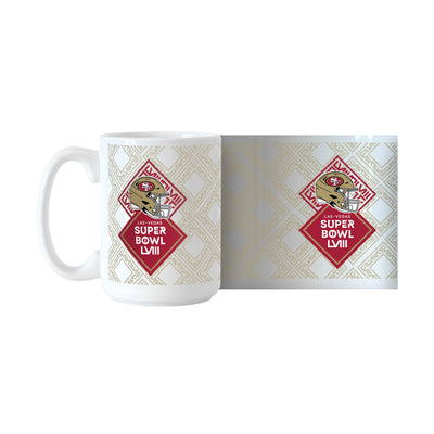 San Francisco 49ers 15oz SB 58 Bound Sublimated Mug