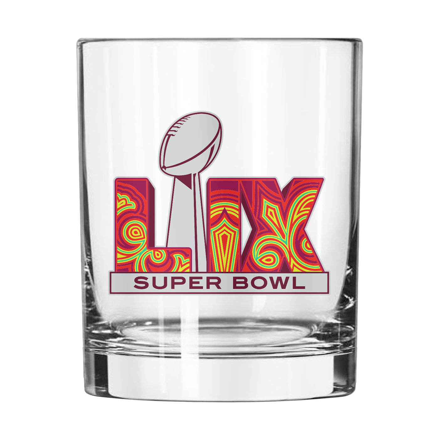 Philadelphia Eagles Super Bowl 59 Champions 14oz Rocks Glass