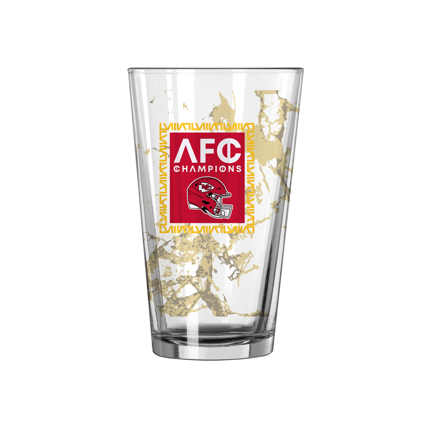 Kansas City Chiefs 16oz AFC Conference Champs Pint Glass