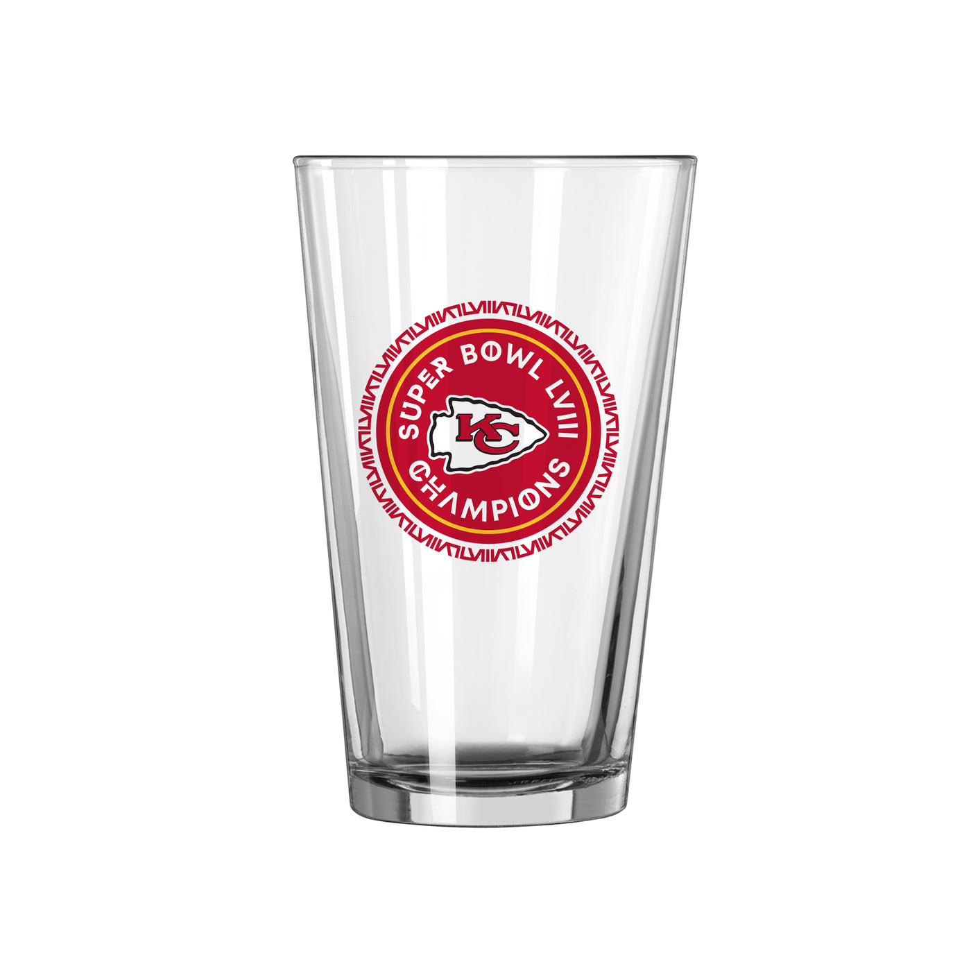 Kansas City Chiefs 16oz SB 58 Champions Pint Glass