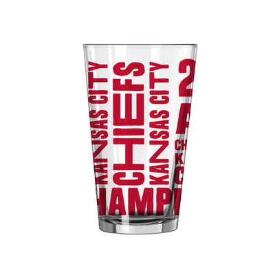 Kansas City Chiefs Conference Champs 16oz Pint Glass