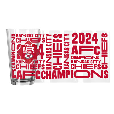 Kansas City Chiefs Conference Champs 16oz Pint Glass