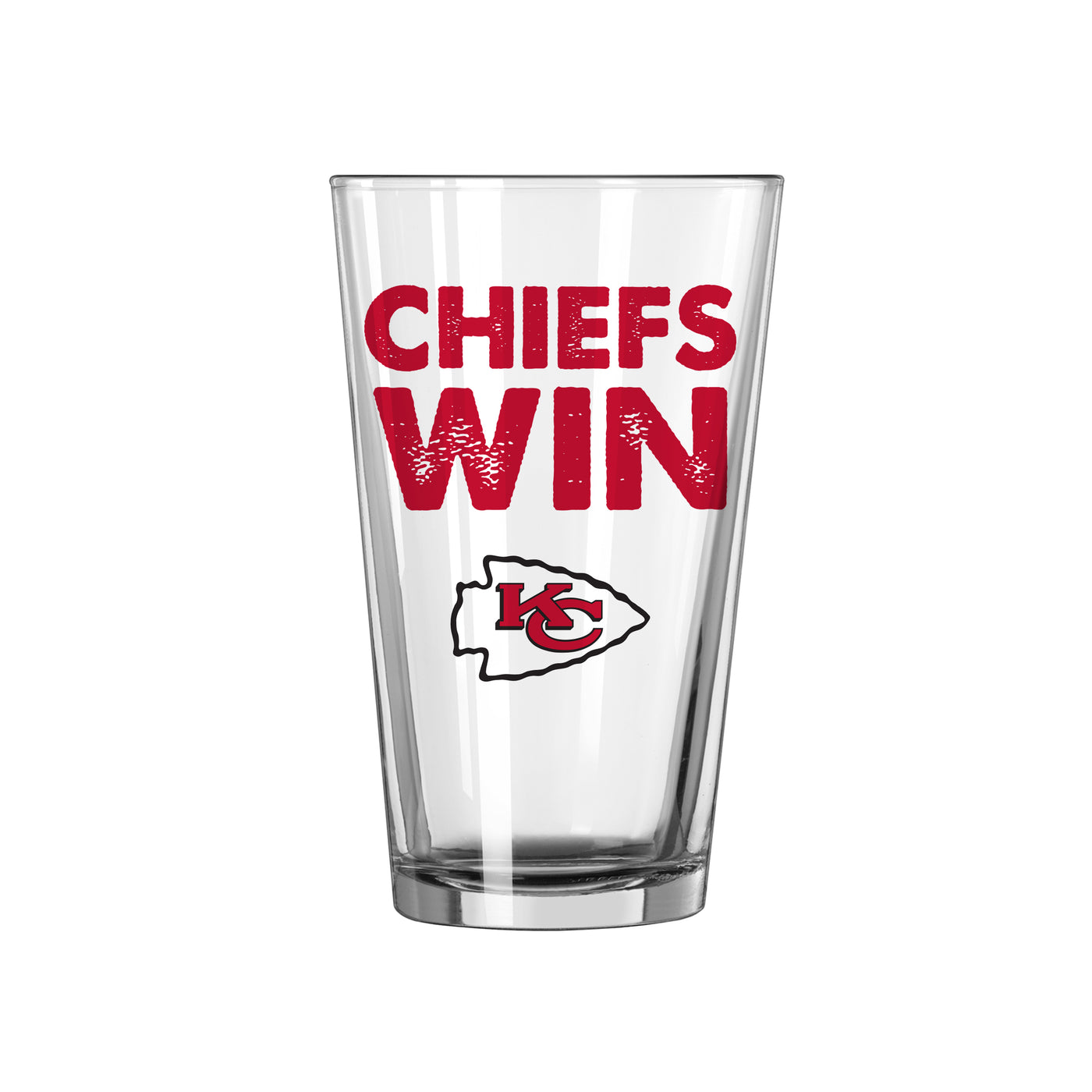 Kansas City Chiefs 16oz SB 58 Champions Score Pint Glass