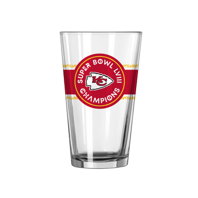 Kansas City Chiefs 16oz SB 58 Champions Wrap Pint Glass