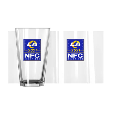 LA Rams 16oz Conference Champs Pint Glass